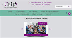Desktop Screenshot of cril54.org