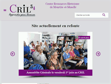 Tablet Screenshot of cril54.org